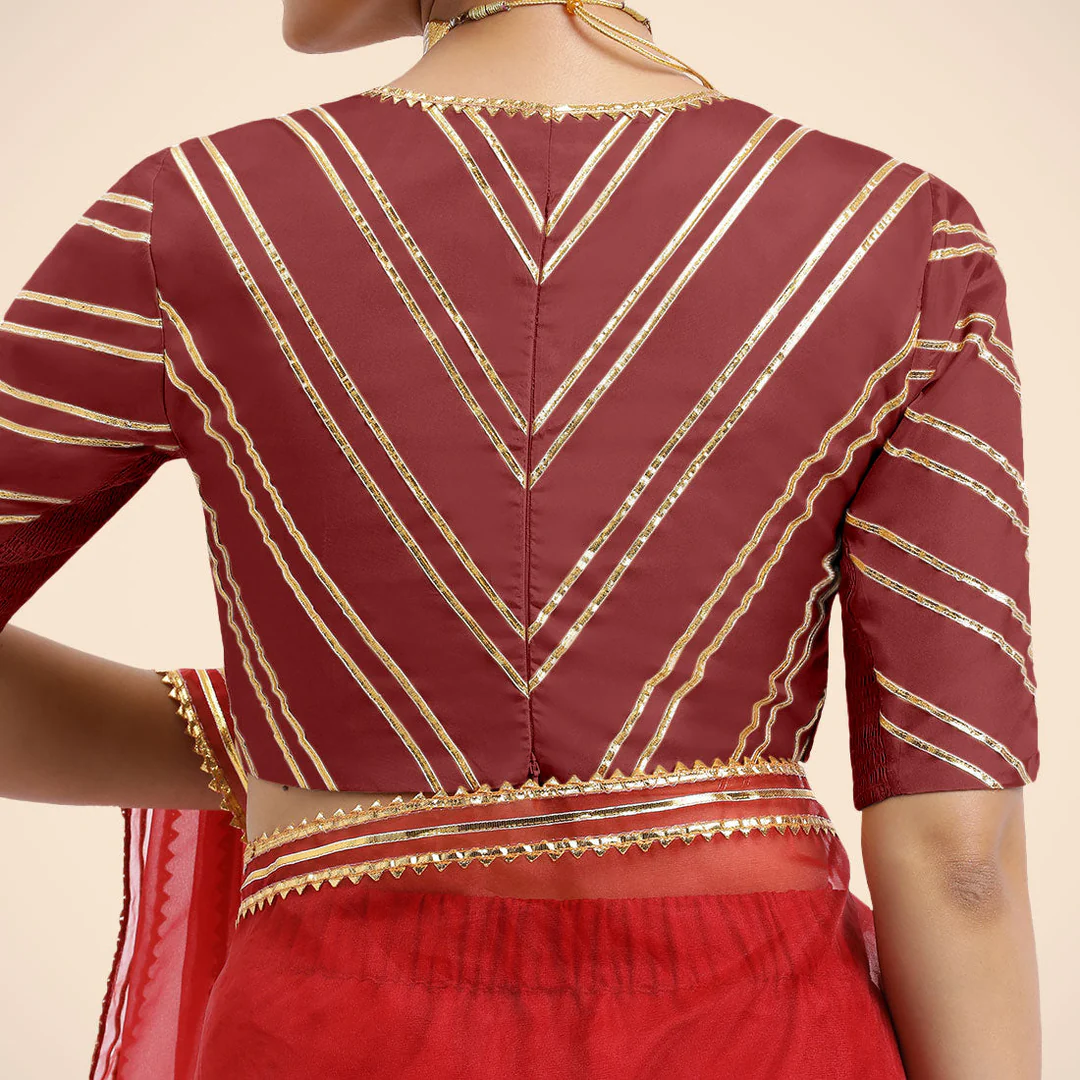 Binks_Saree-Blouse_NavyaAuburnRedTyohaarXS_9.webp