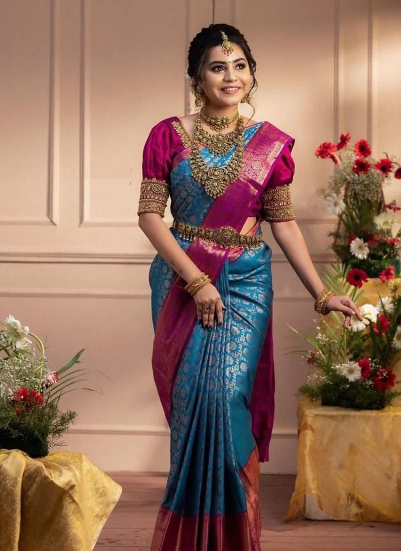 aqua-blue-litchi-silk-zari-jacquard-saree-a-classy-wear-sasprt28801-u.webp